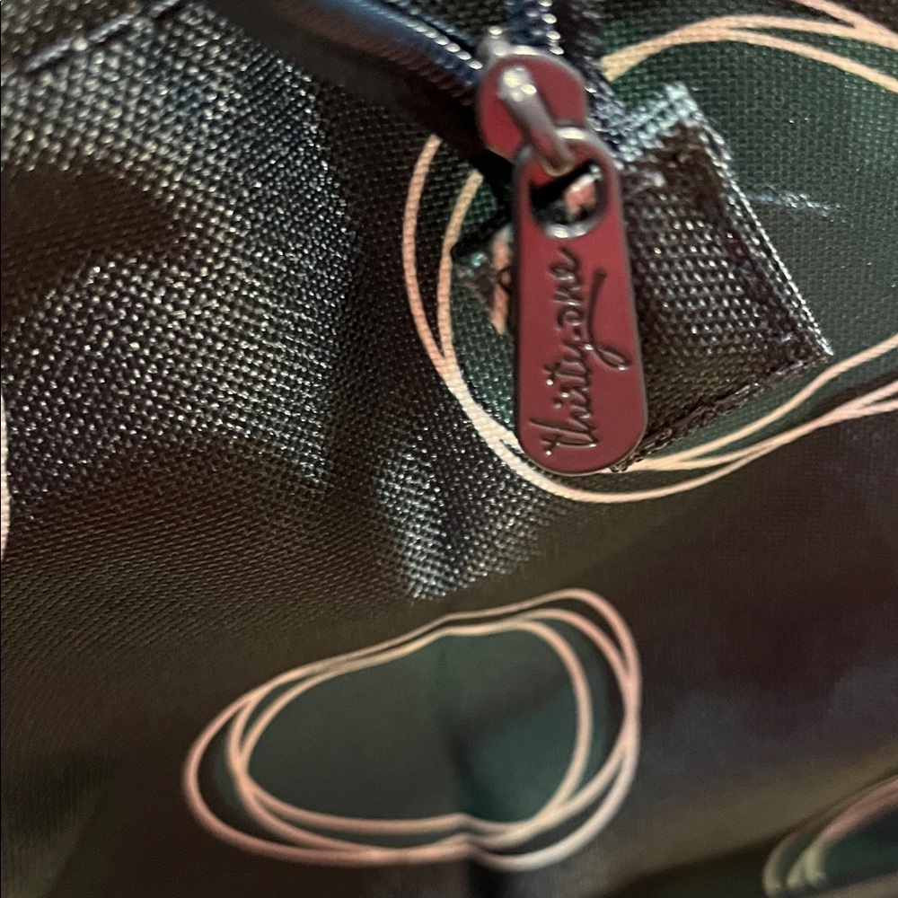 Thirty-One La-Di-Dot Zip-Top Organizing Utility tote - Picture 2 of 12